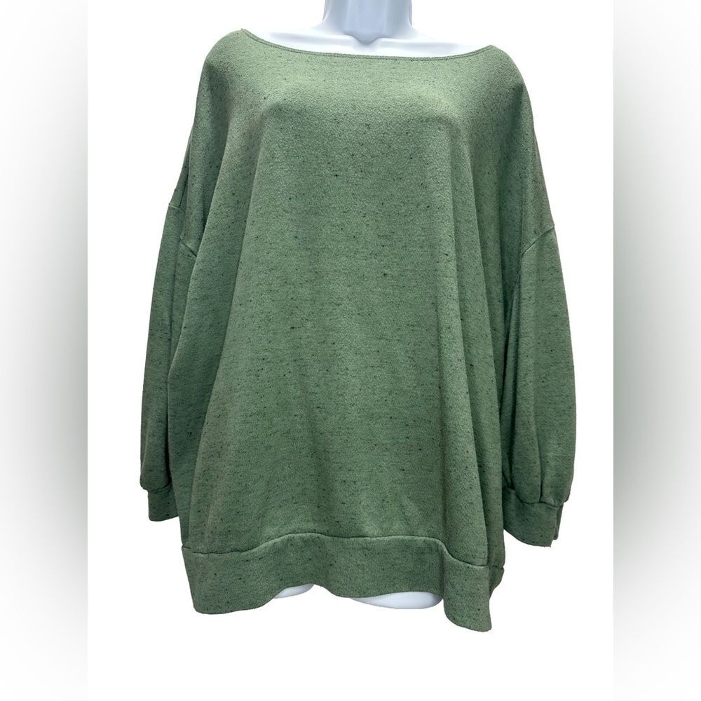 Audrey Oversized Mint Green Sweatshirt